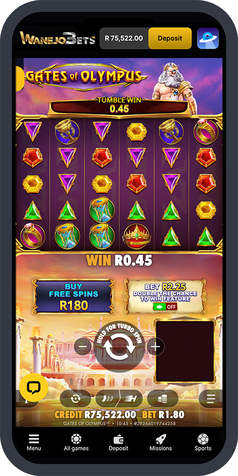 Wanejo Bets game screen